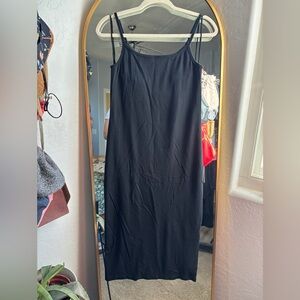 Black Classic Cotton Dress